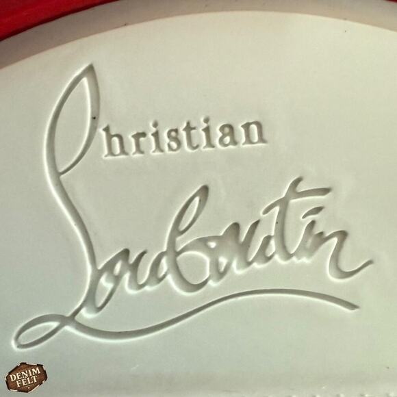 Christian Louboutin Ombre Leather Red Bottom Slide Size 44 | Designer Sandal NEW - Picture 16 of 16